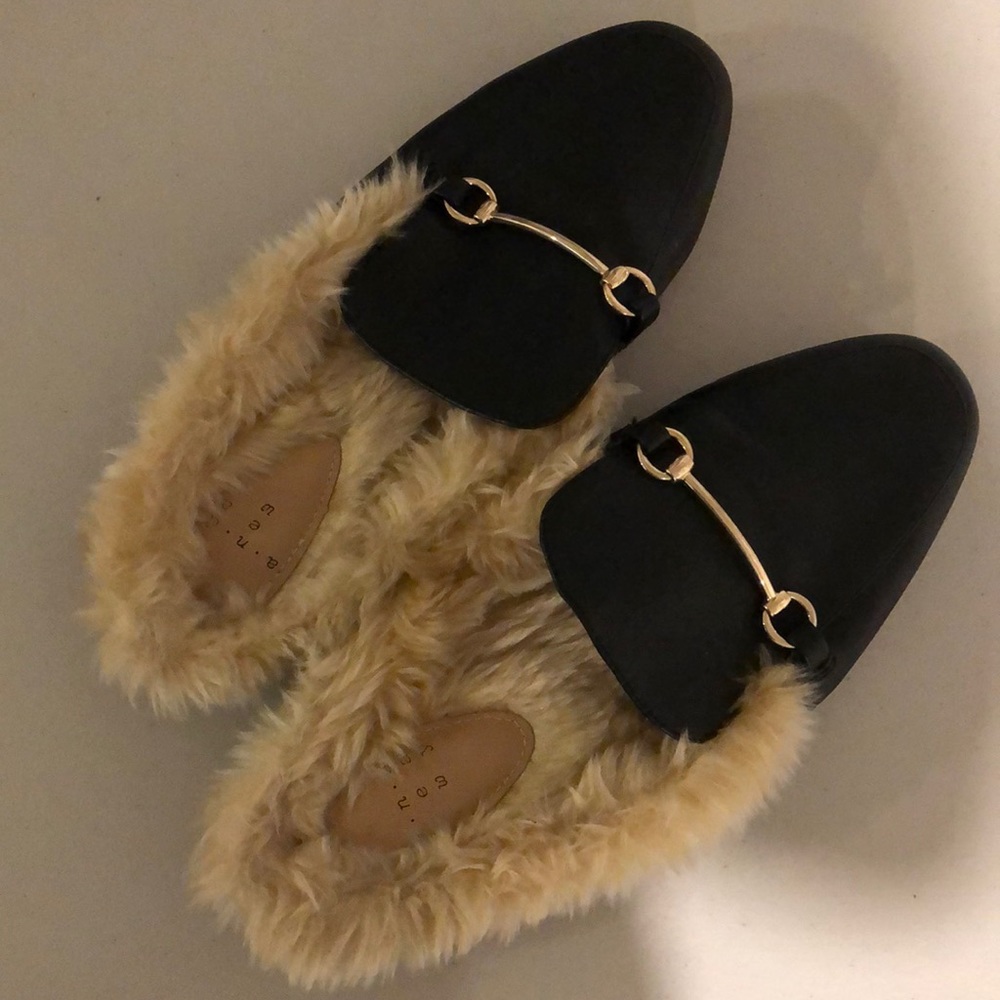 Target A New Day Fur Lined Mules